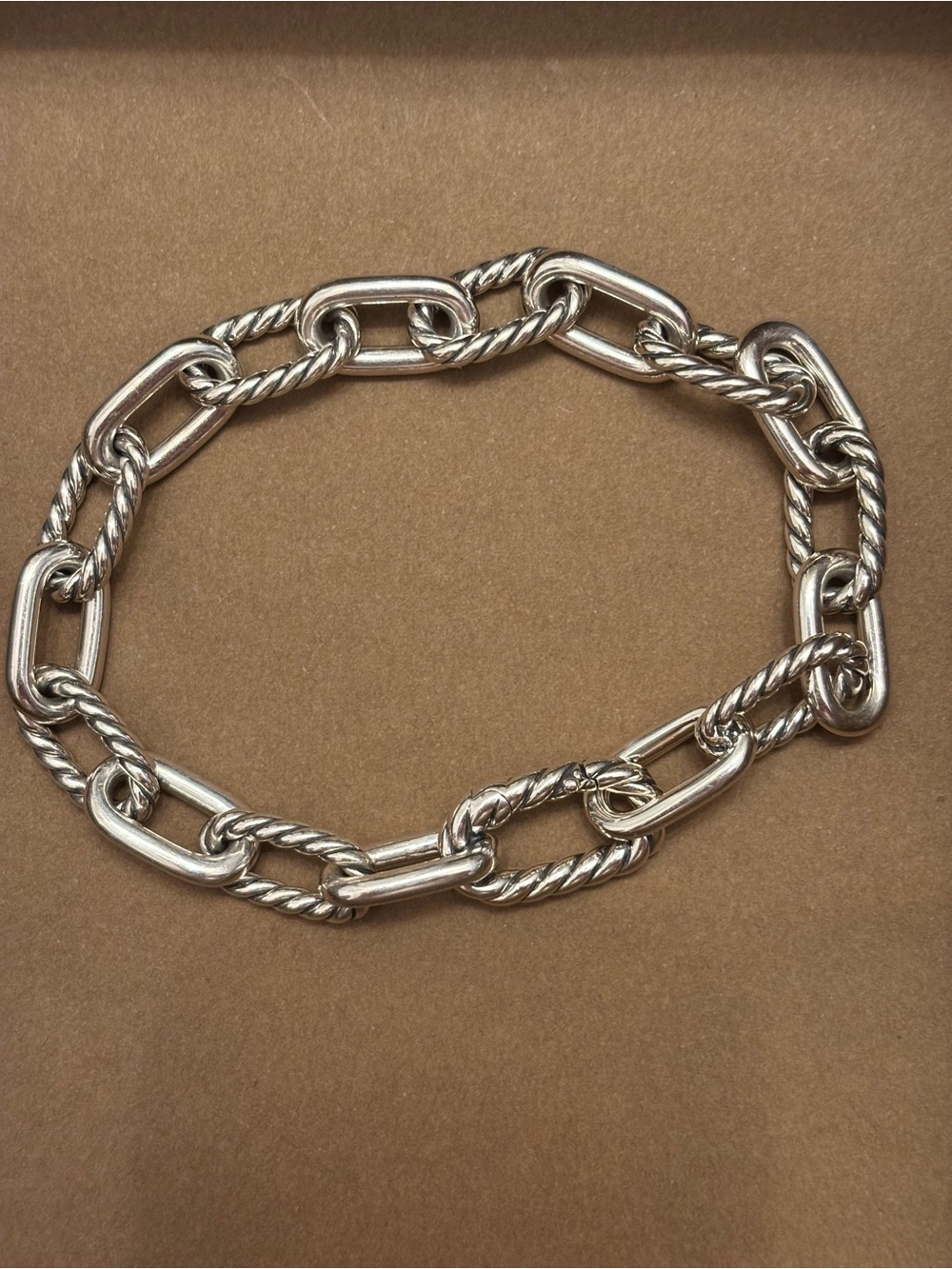 David Yurman Sterling Silver Madison Chain Bracelet updated with DY stamp photo - Picture 7 of 13